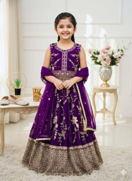 Trending Sequence Georgette Children clothing wholesale market in Kolkata